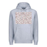 Heather Grey baseball seamless background  (3200x2400px) Premium Hoodie - Jasminsmagicworld