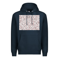 Navy baseball seamless background  (3200x2400px) Premium Hoodie - Jasminsmagicworld