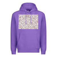 Purple baseball seamless background  (3200x2400px) Premium Hoodie - Jasminsmagicworld