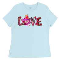 Baby Blue Love Coffee Mug Valentines Day Ladies Tee - FaDigitalArtStudio