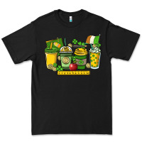Black St. Patrick's Day Teacher coffee cups Premium Tee - HowdyJamesFarm