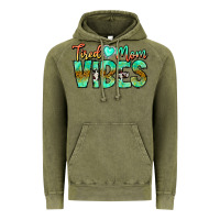 Vintage Olive Tired Mom Vibes Vintage Hoodie - CowhideDigitalArt