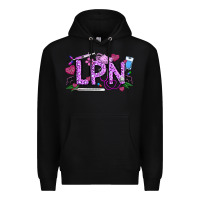 Black Valentine LPN Premium Hoodie - CowhideDigitalArt
