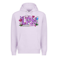 Lilac Valentine LPN Premium Hoodie - CowhideDigitalArt