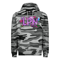 Slate Camo Valentine LPN Premium Hoodie - CowhideDigitalArt