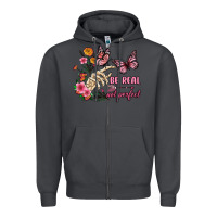 Smoke be real not perfect Zipper Hoodie - JahusDesignShop