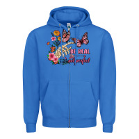 True Royal be real not perfect Zipper Hoodie - JahusDesignShop