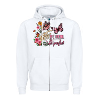 White be real not perfect Zipper Hoodie - JahusDesignShop