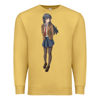 Antique Gold mai sakurajima Premium Sweatshirt - DesigneFamous