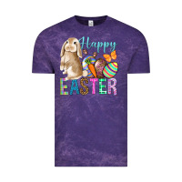 Cloud Purple Easter Day With Truck Vintage Tee - BundleAndBundleShop