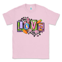 Bubblegum Pink Easter love Happy Easter Day Classic Tee - CowGirlArtShop