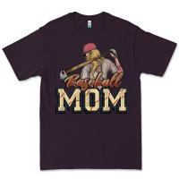 Plum Baseball mom Premium Tee - HowdyJamesFarm