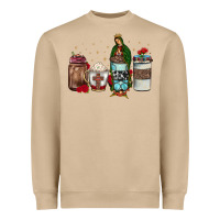 Mushroom our lady of guadalupe coffee Heavyweight Sweatshirt - JahusDesignShop