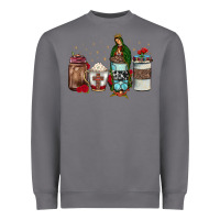 Storm our lady of guadalupe coffee Heavyweight Sweatshirt - JahusDesignShop