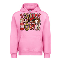 Fuchsia Pink three up three down baseball Urban Hoodie - Jasminsmagicworld
