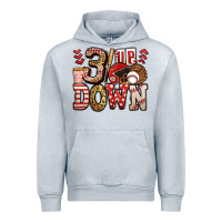 Heather Grey three up three down baseball Urban Hoodie - Jasminsmagicworld