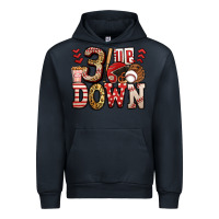 Navy three up three down baseball Urban Hoodie - Jasminsmagicworld