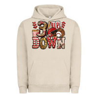 Pigment French Oak three up three down baseball Urban Hoodie - Jasminsmagicworld