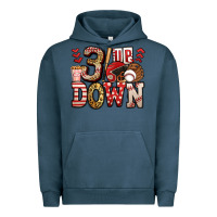 Pigment Midnight Navy three up three down baseball Urban Hoodie - Jasminsmagicworld