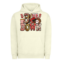 Pigment Pistachio three up three down baseball Urban Hoodie - Jasminsmagicworld