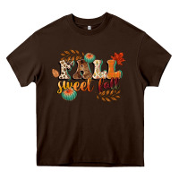 Chocolate Brown fall sweet fall Heavy Core Tee - CowGirlArtShop