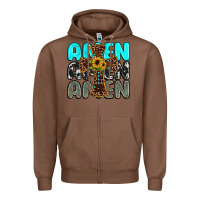 Chestnut amen Zipper Hoodie - JahusDesignShop