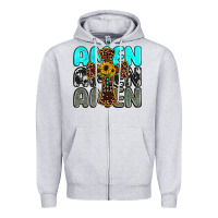 Heather Grey amen Zipper Hoodie - JahusDesignShop