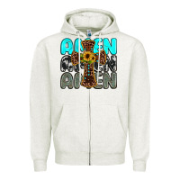 Oatmeal Heather amen Zipper Hoodie - JahusDesignShop
