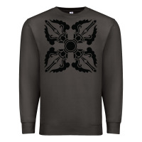 Smoke trippy psychedelic rave sacred geometry Premium Sweatshirt - DesigneFamous