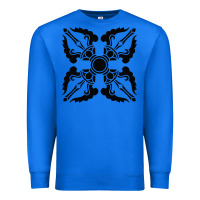 True Royal trippy psychedelic rave sacred geometry Premium Sweatshirt - DesigneFamous