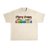 Sandshell merry happy chrismukkah with olive branch Urban Heavy Tee - FaDigitalArtStudio