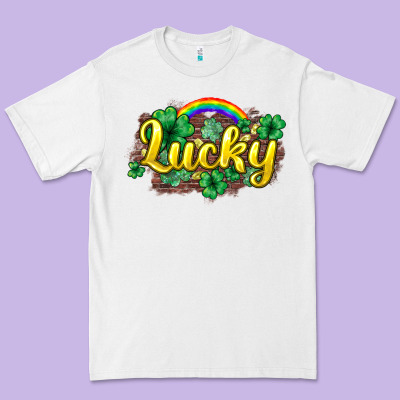 Lucky St. Patrick's Day Premium Tee Designed By Howdyjamesfarm