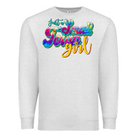 Oatmeal Heather just a small town girl Premium Sweatshirt - JahusDesignShop