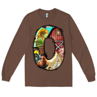 Chestnut farm life alphabet lowercase letters o Long Sleeve Tee - BundleAndBundleShop