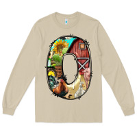 Mushroom farm life alphabet lowercase letters o Long Sleeve Tee - BundleAndBundleShop