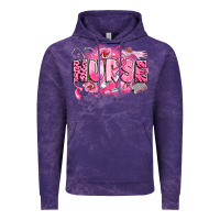 Cloud Purple breast cancer nurse Vintage Hoodie - LillyAllenDesigns