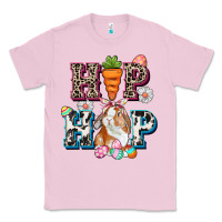 Bubblegum Pink Western hip hop bunny Easter Day Classic Tee - CowGirlArtShop