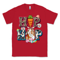 Red Western hip hop bunny Easter Day Classic Tee - CowGirlArtShop