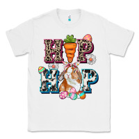 White Western hip hop bunny Easter Day Classic Tee - CowGirlArtShop