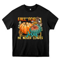 Black fall for jesus he never fails Heavy Core Tee - CowGirlArtShop
