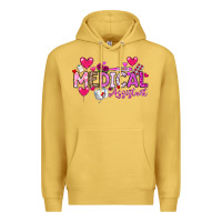 Antique Gold Valentine Medical Assistant Premium Hoodie - CowhideDigitalArt