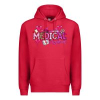 Cardinal Valentine Medical Assistant Premium Hoodie - CowhideDigitalArt