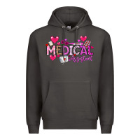 Smoke Valentine Medical Assistant Premium Hoodie - CowhideDigitalArt