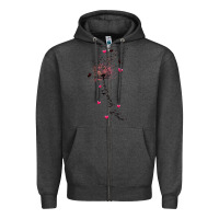 Charcoal Heather just breathe Zipper Hoodie - JahusDesignShop