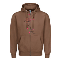 Chestnut just breathe Zipper Hoodie - JahusDesignShop