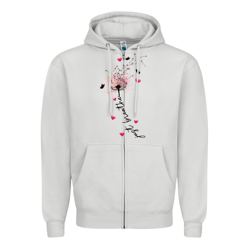 Just Breathe Zipper Hoodie by JahusDesignShop | Teevron