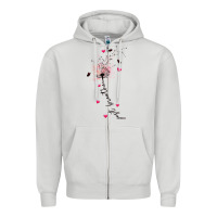 Dove Grey just breathe Zipper Hoodie - JahusDesignShop