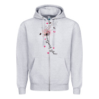 Heather Grey just breathe Zipper Hoodie - JahusDesignShop