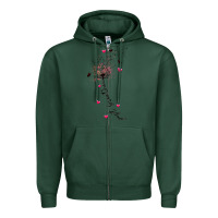 Sports Green just breathe Zipper Hoodie - JahusDesignShop