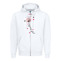 White just breathe Zipper Hoodie - JahusDesignShop